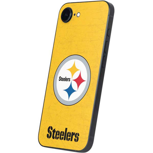 NFL Pittsburgh Steelers - Alternate Distressed iPhone 16e Skin